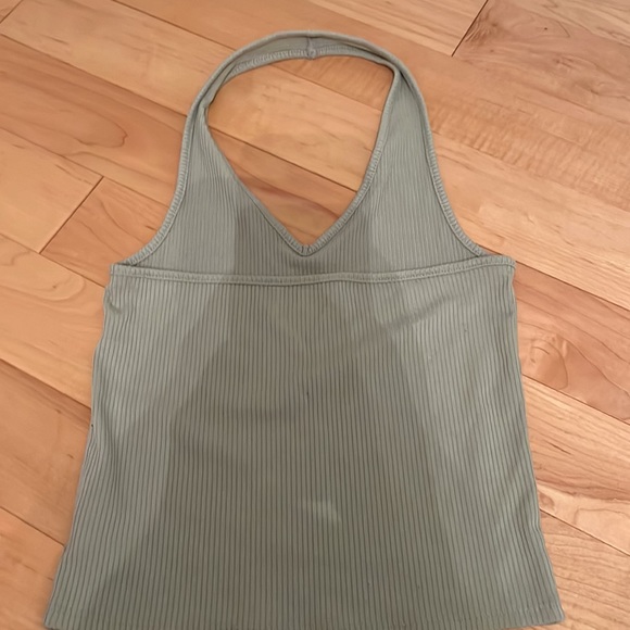 American Eagle Light Green Halter Top - Picture 3 of 4
